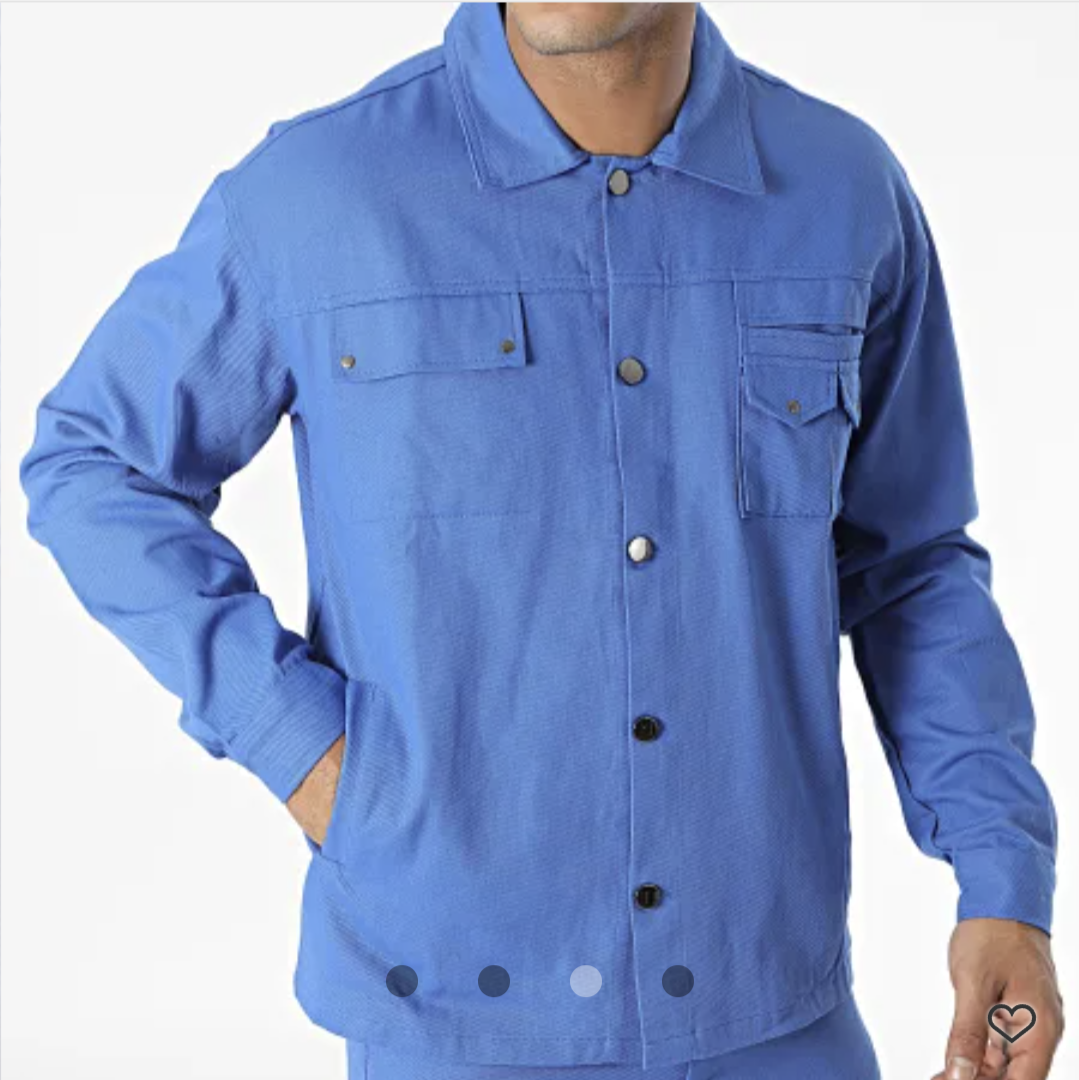 Ensemble De Surchemise Et Pantalon Bleu Roi